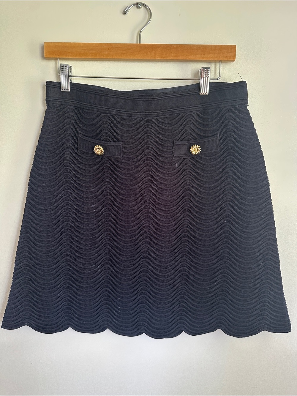 Sandro navy skirt